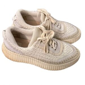 Dolce Vita Cream Textured Women's Sneakers